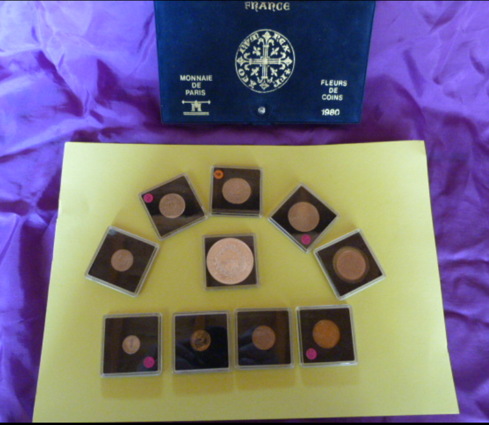 Coffret 1980 Monnaies de Paris- tirage FDC avec la 50Francs 