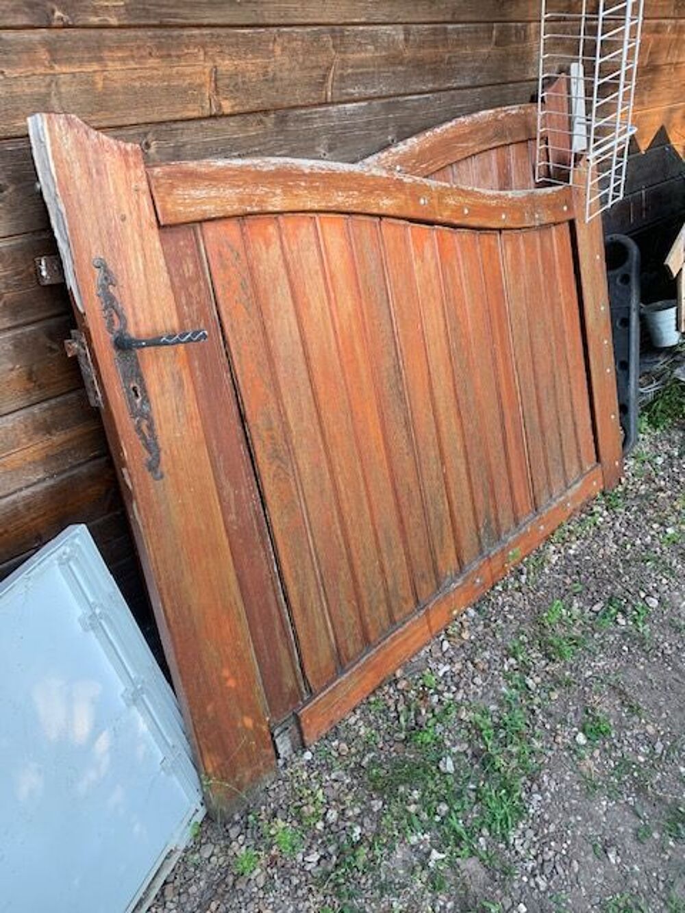PORTAIL BOIS LONG 3 M H.1M10 Jardin