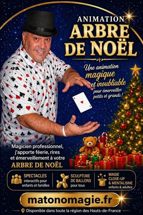 Magicien, Mentaliste & Hypnotiseur à Noyon – Mariages, Anniversaires, Entreprises 60400 Noyon