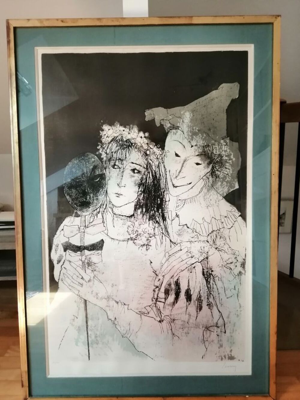 Lithographie originale JANSEN Décoration