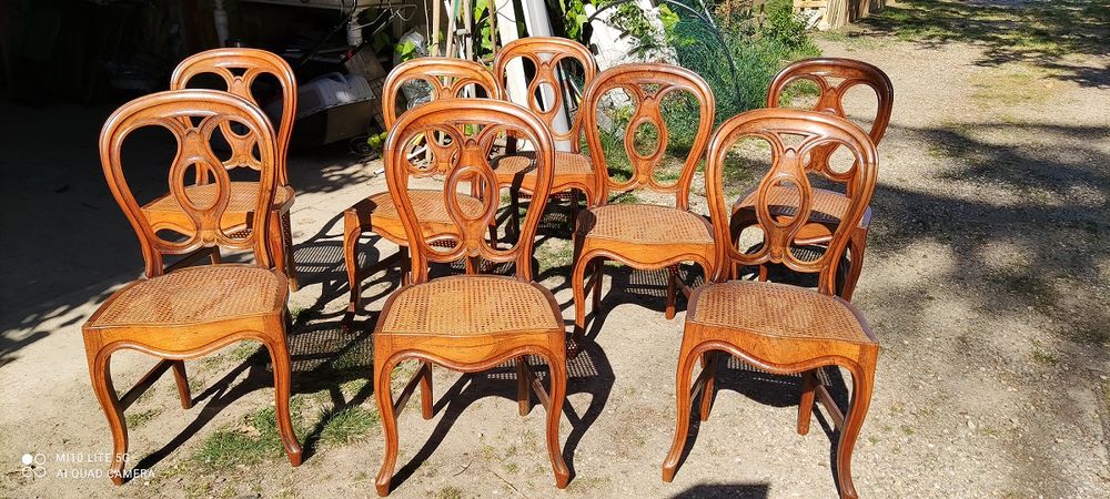 Chaises cann&eacute;es anciennes Meubles