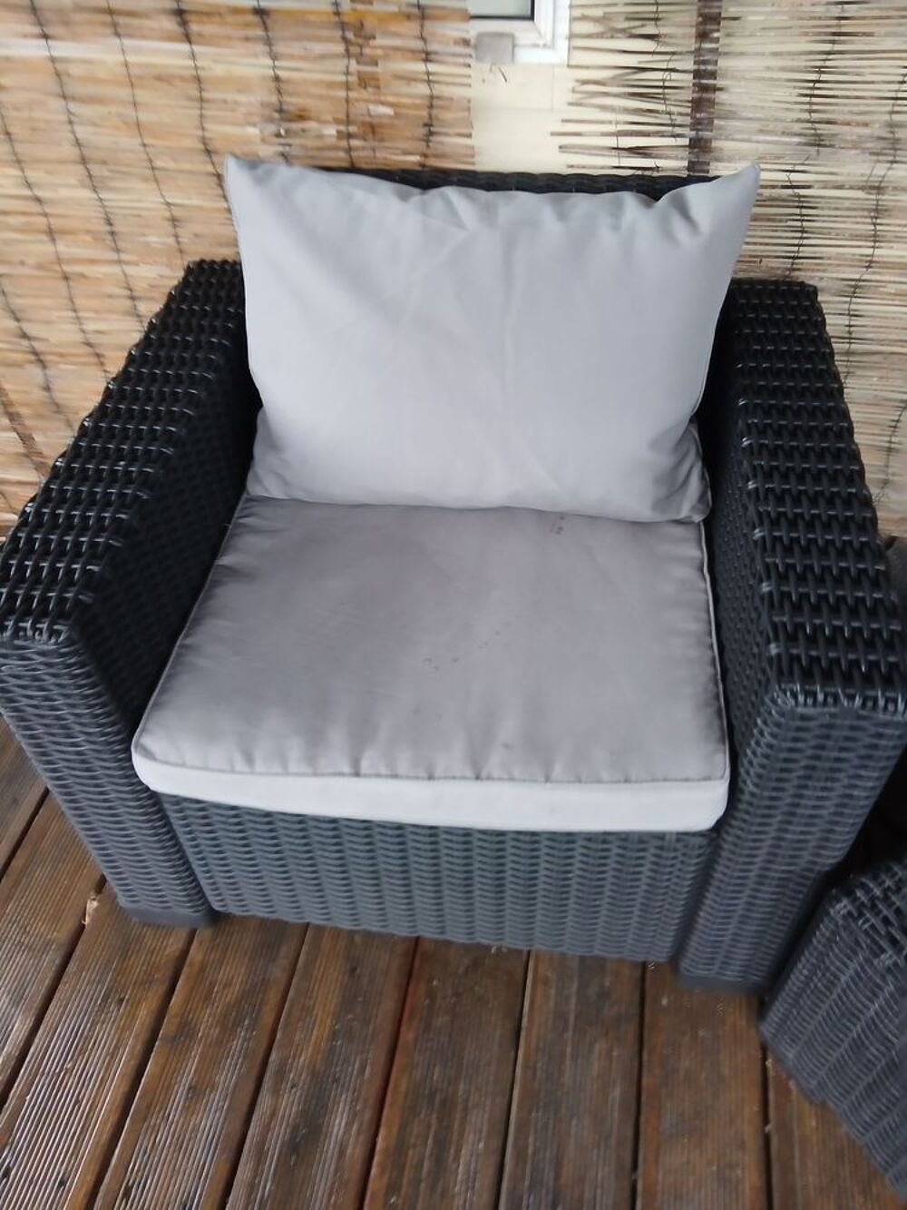 , salon de jardin 2 fauteuils 1 table basse 1 transat Meubles