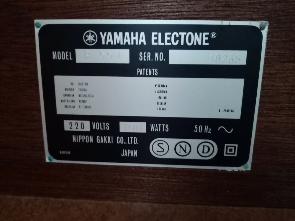 Orgue yamaha Instruments de musique