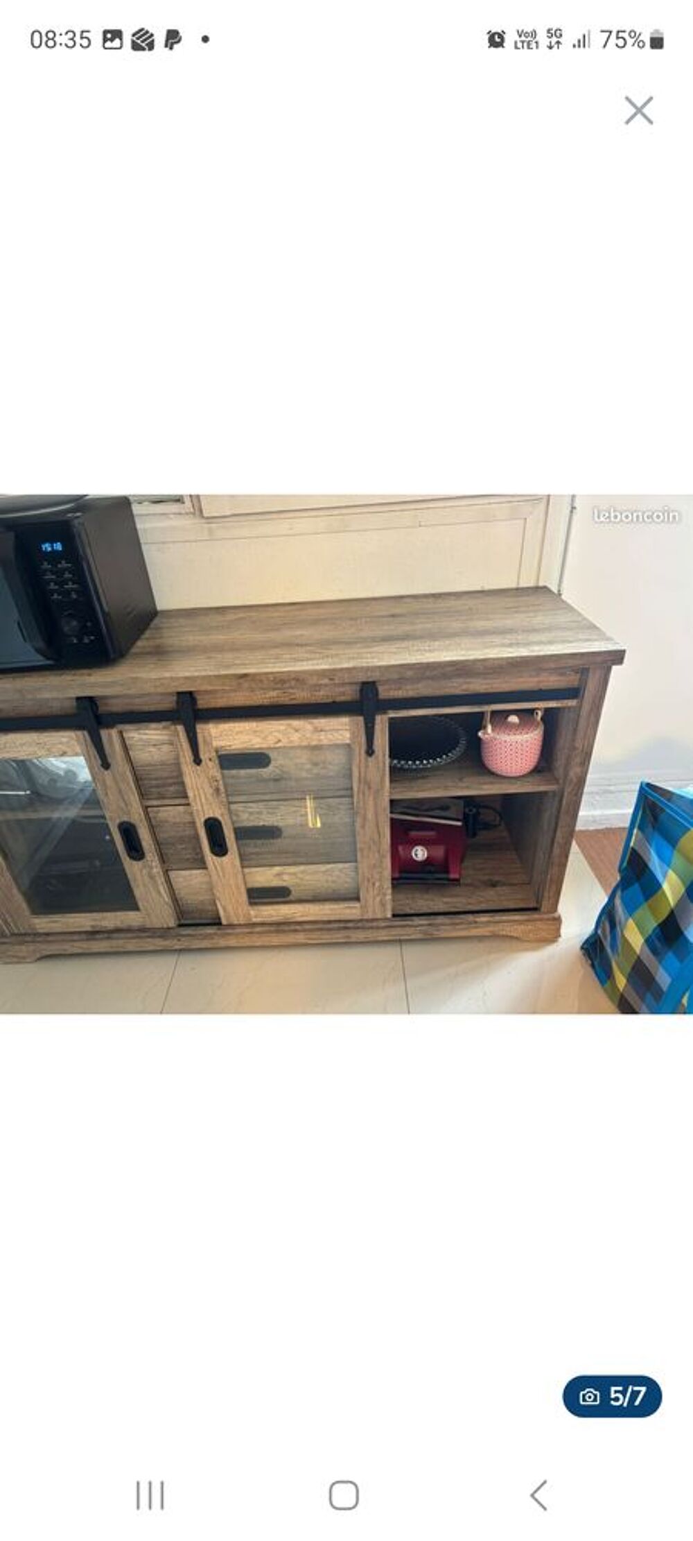 Buffet 2 portes 3 tiroirs 150 cm avec Portes coulissantes Meubles