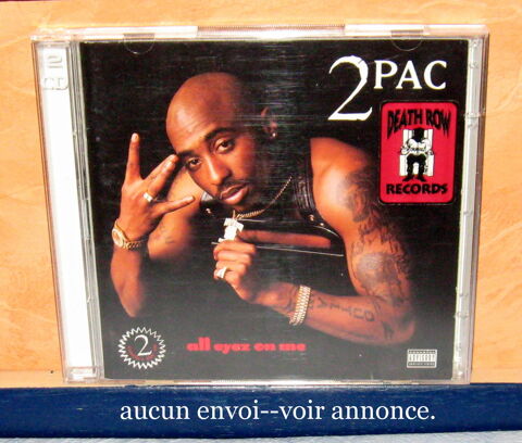 double album cd 2PAC--all eyez on me--rap hip hop. 20 Wattrelos (59)