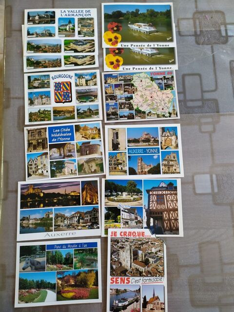 Lot de 12 cartes postales de l'Yonne NEUVES 5 Objat (19)
