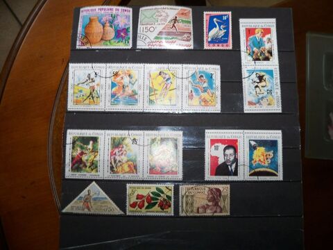 Timbres du Congo 1 Bersée (59)
