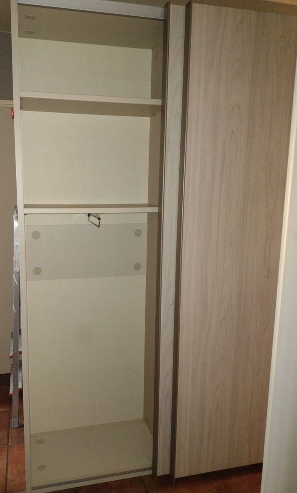 Armoire Loft ch&ecirc;ne blanchi Meubles
