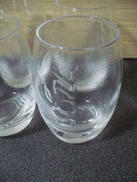 8 Verres LOOZA Jus de fruit, Eau... Wervicq-Sud (59)