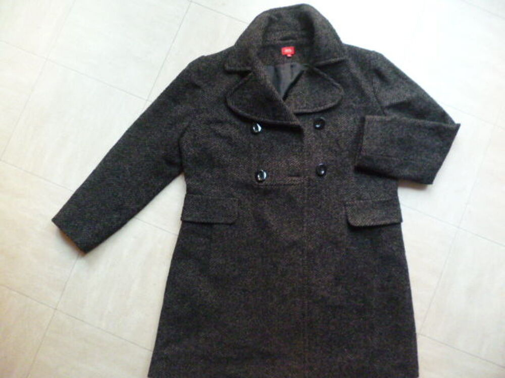 MANTEAU laine - VESTE matelass&eacute;e - 44 - zoe Vêtements
