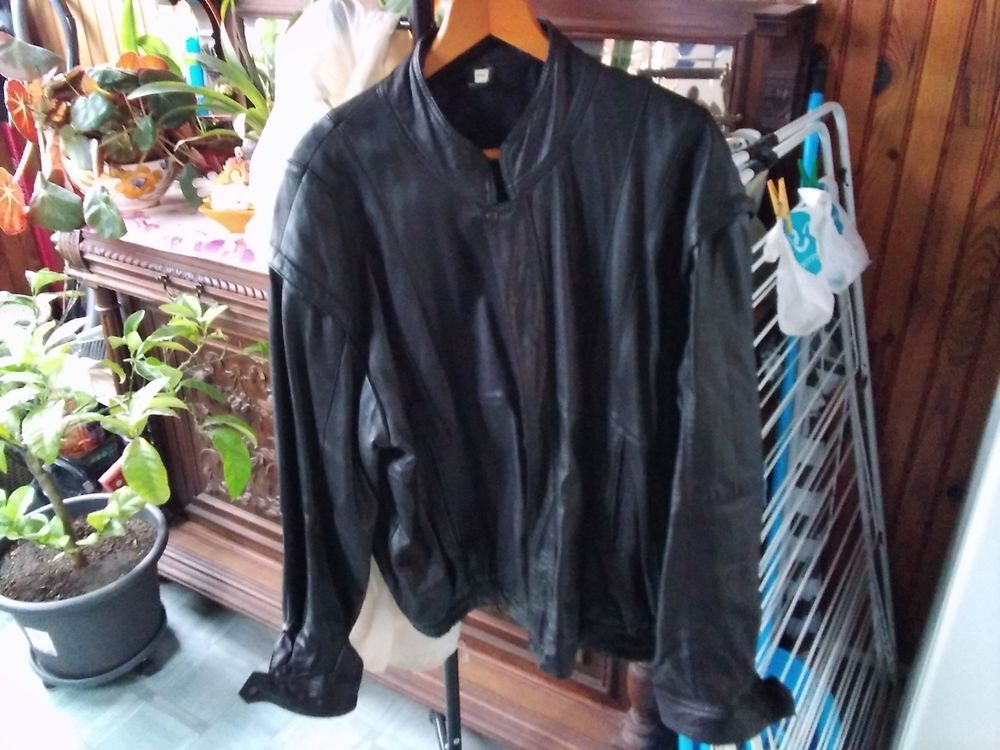 blouson homme cuir v&eacute;ritable Vêtements