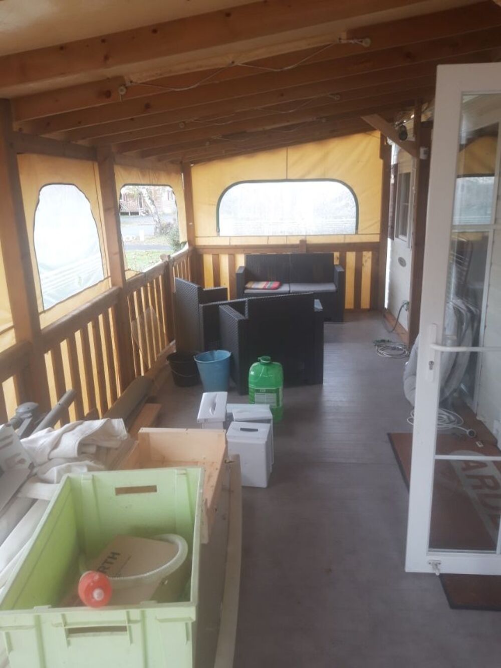 Terrasse de Mobil home Jardin