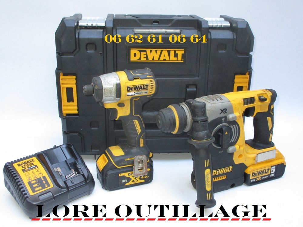 Kit DeWALT - Perforateur + Visseuse choc Bricolage