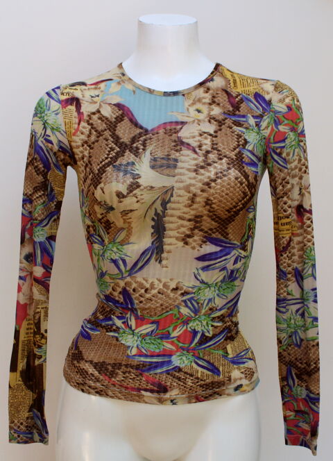 Top mesh multicolore CHRISTIAN LACROIX T.38 60 Issy-les-Moulineaux (92)