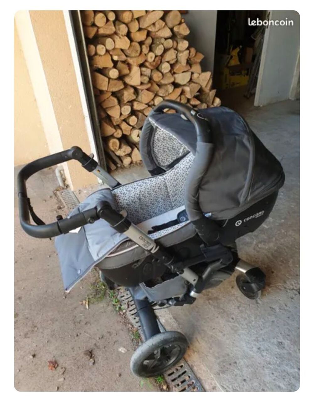 Trio poussette, si&egrave;ge auto, nacelle avec socle ISOFIX Puériculture