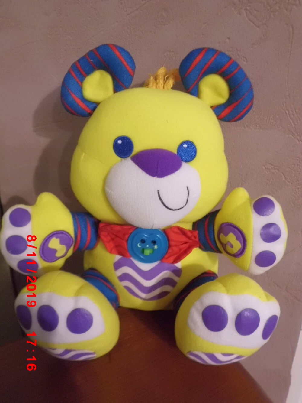 Vtech Ours Jaune Interactif Jeux / jouets