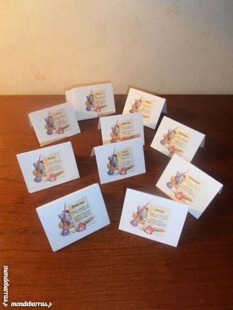 Marque place pr�nom (17) 1 Tours (37)