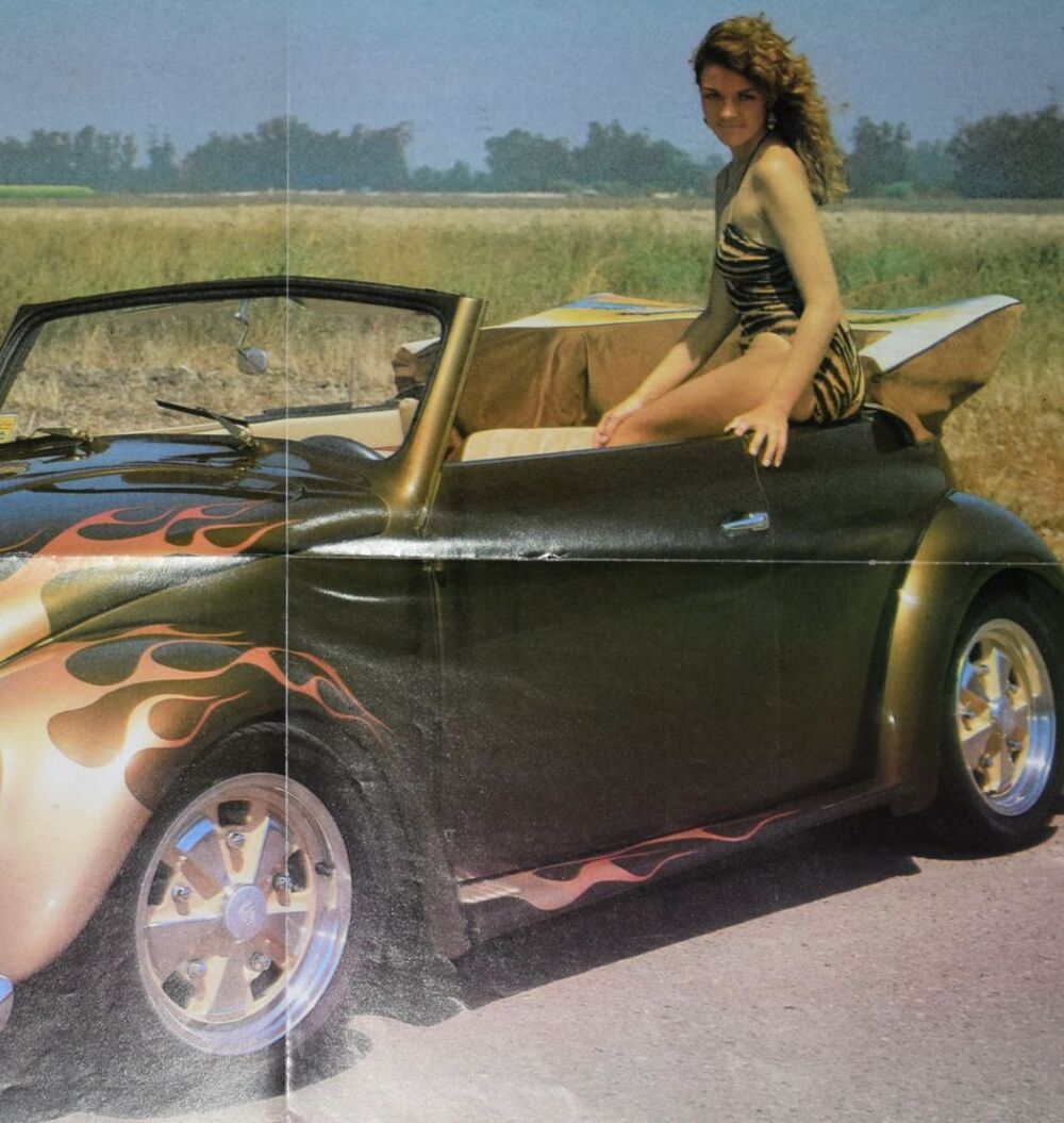 -Poster Rod et Custom - Wv Cox d&eacute;capotable et Chevrolet 