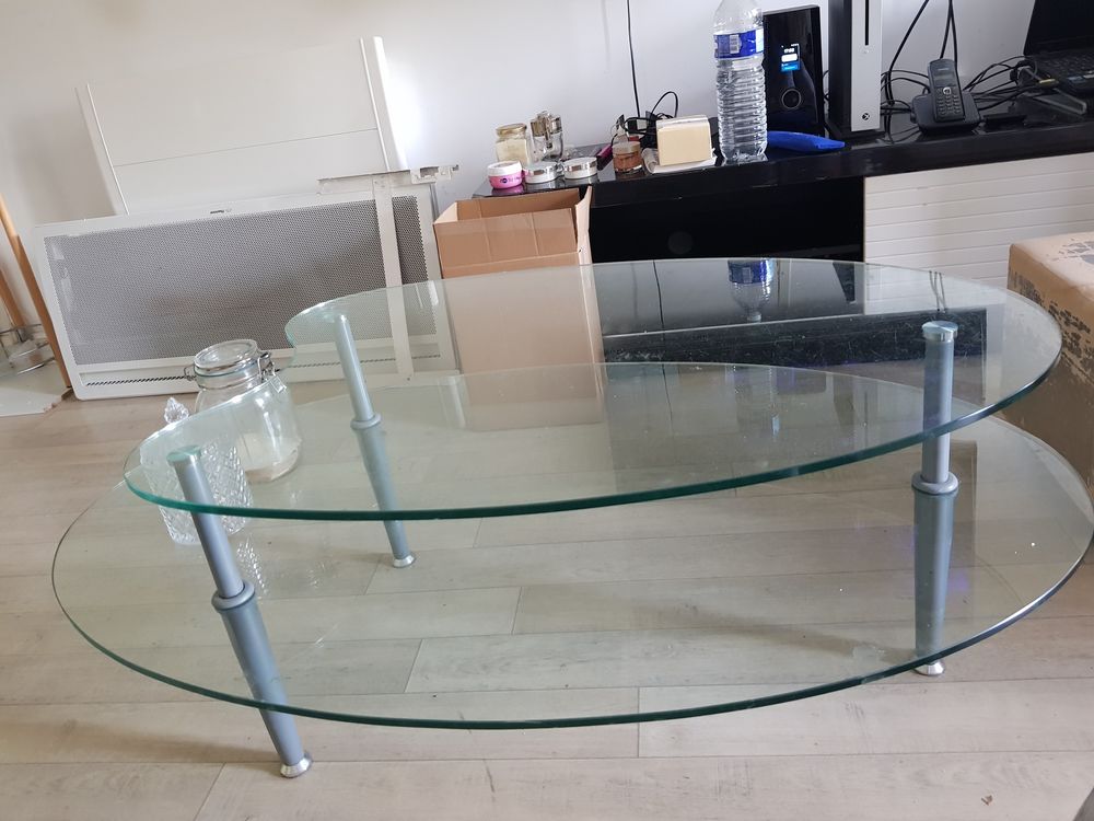 table salon en verre occasion 
? ? CAUSE D&Eacute;M&Eacute;NAGEMEN Meubles