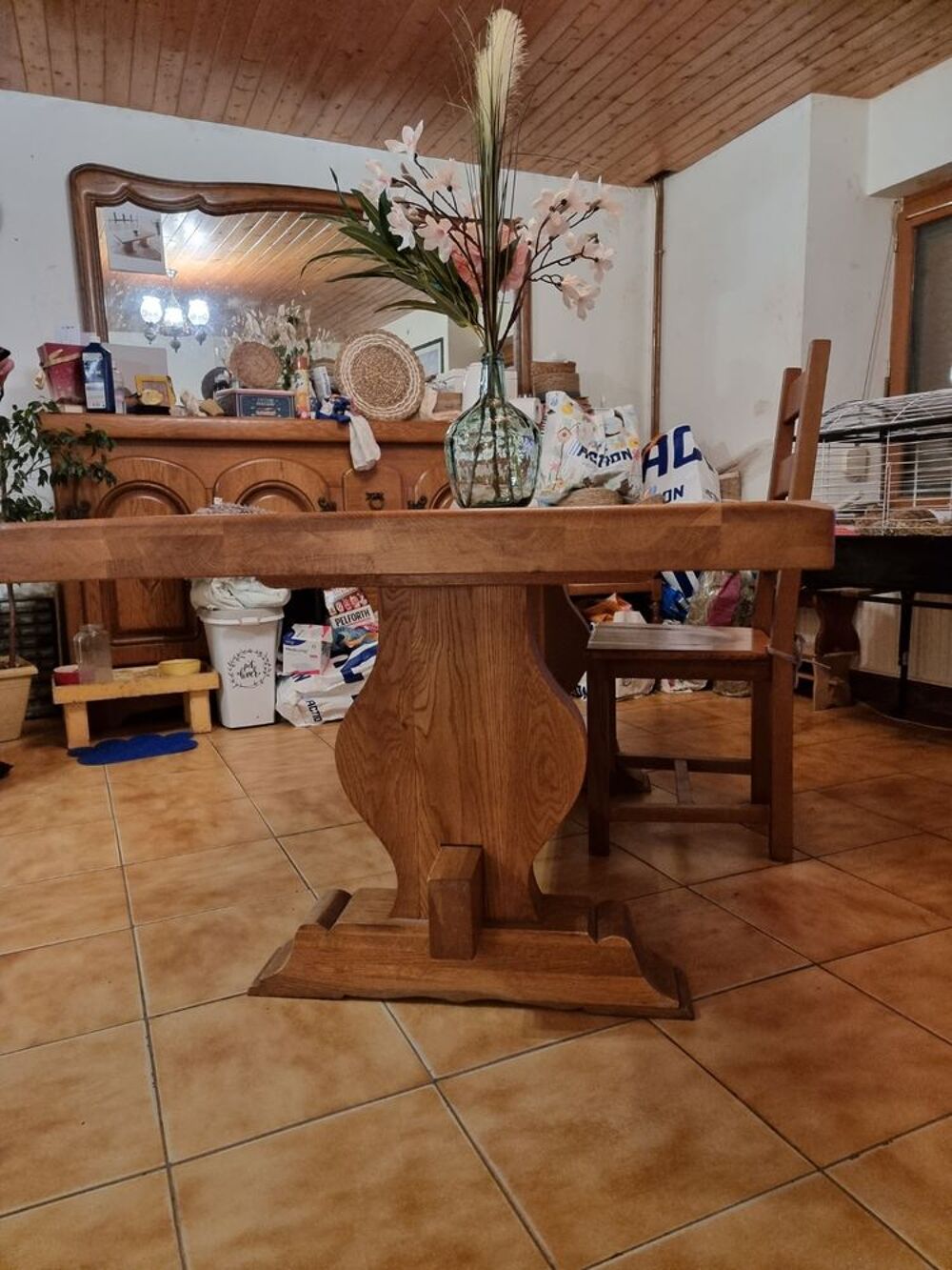 Superbe Salle &agrave; Manger bois massif Meubles