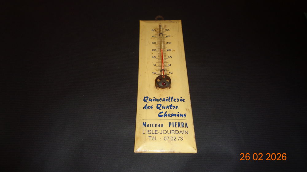 THERMOMETRES PUBLICITAIRES VINTAGE 