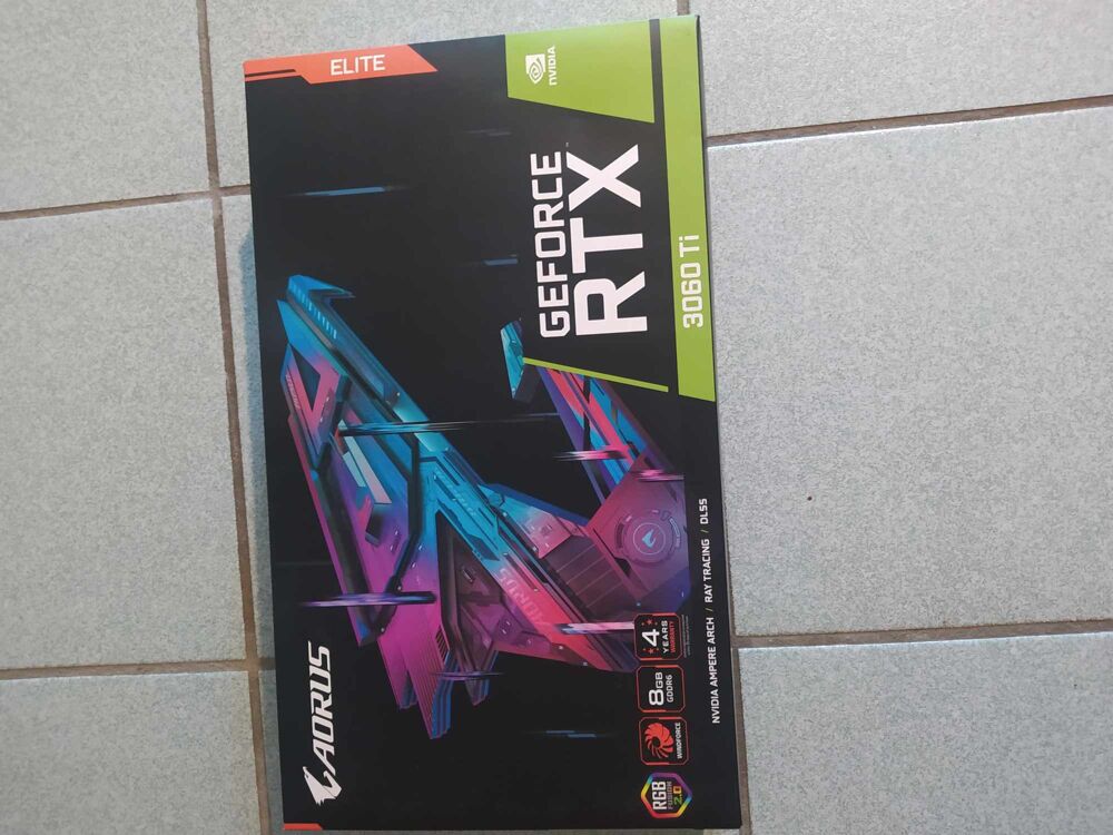 AORUS GeForce RTX 3060 TI ELITE 8G
Matériel informatique