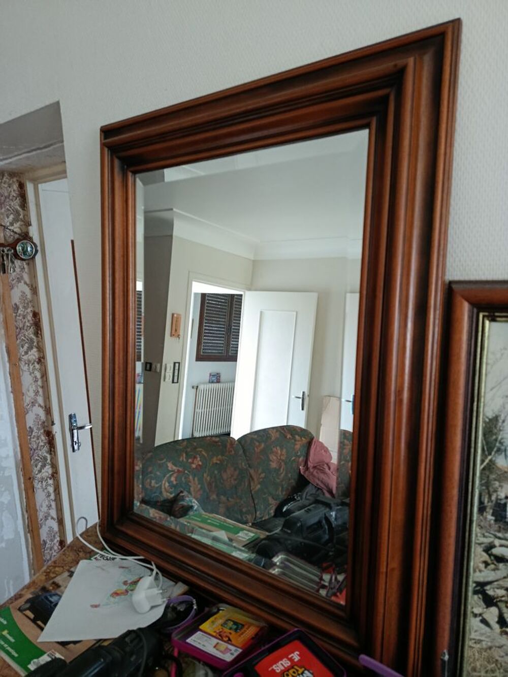 Miroir ancien et biseaut&eacute; 70cmx90cm Meubles