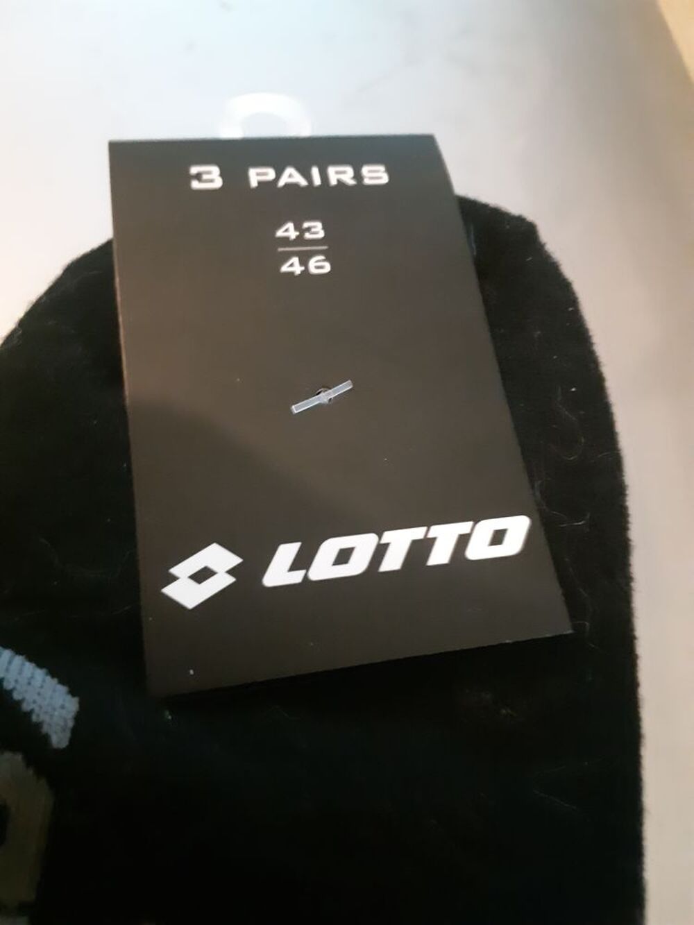 Socquettes lotto 3 paires neuves 43/46 Vtements