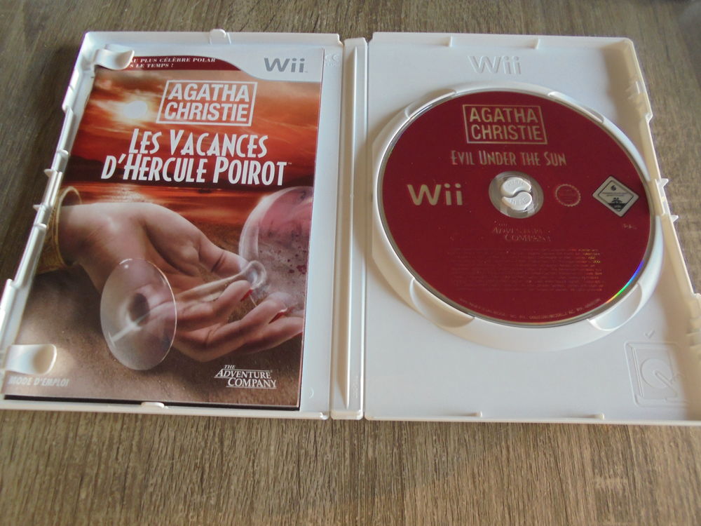 Jeu WII Les vacances d'Hercule Poirot (26) Consoles et jeux vidos