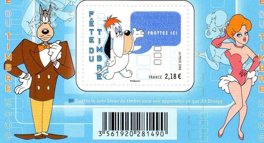 TIMBRES de FRANCE . N**
FEUILLET 2008 