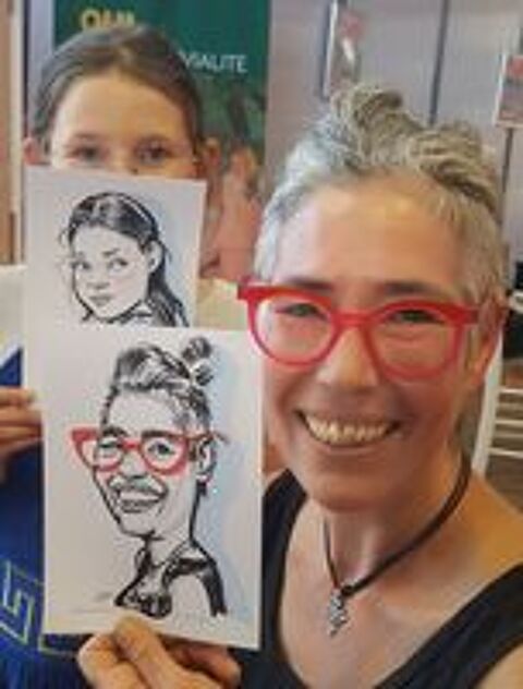  Caricaturiste à votre mariage comme à Montmartre VALENCE 