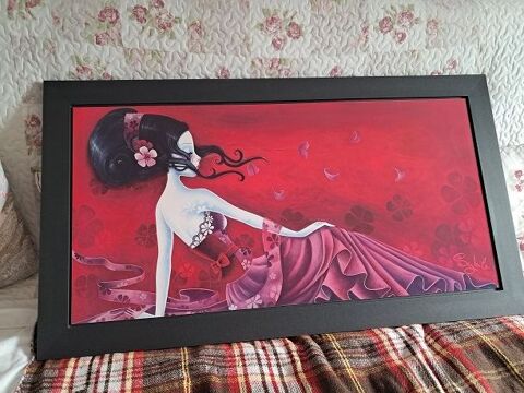 Gd Cadre japonais Sybile manga anime bois d�co kawai maison 49 F�ves (57)