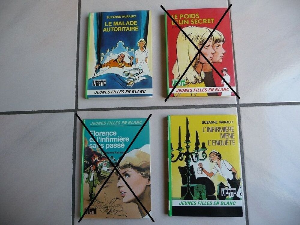 4 livres s&eacute;rie Jeunes filles en blanc Livres et BD