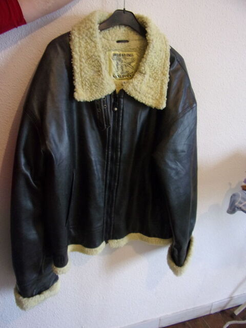 veste fourrée aviateur, quasi neuve, taille xl, marron 30 Saint-Hilaire (11)