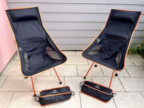 2 chaises de camping légères et confortables 25 Pau (64)