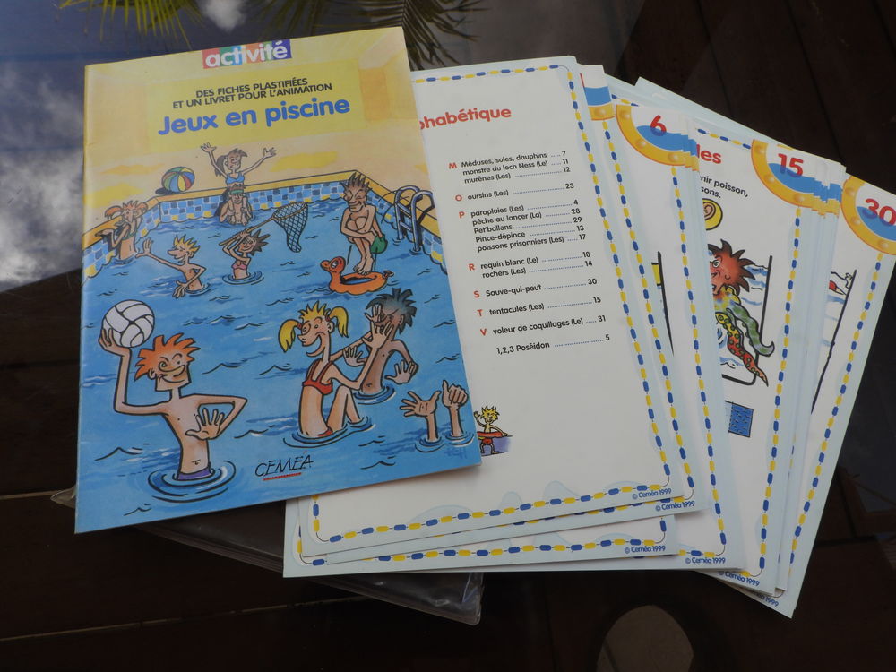 Jeux et animation, classes et centres de vacances Livres et BD