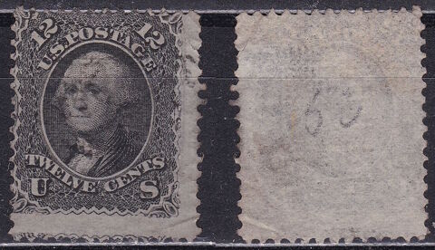 Timbres AMRIQUE du Nord-tats Unis-USA 1861 YT 23 9 Lyon 5 (69)