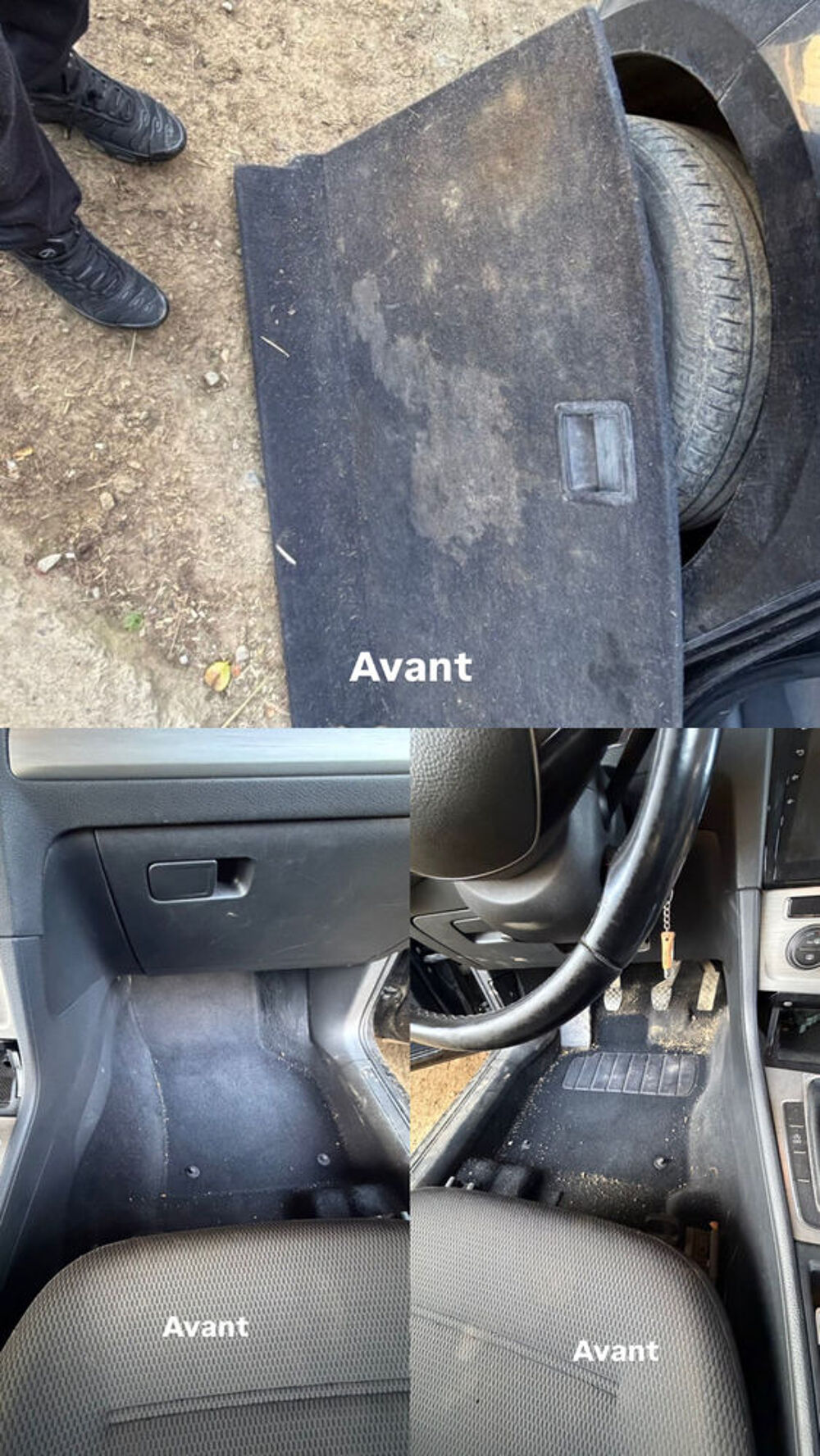   Nettoyage intérieur de voiture 