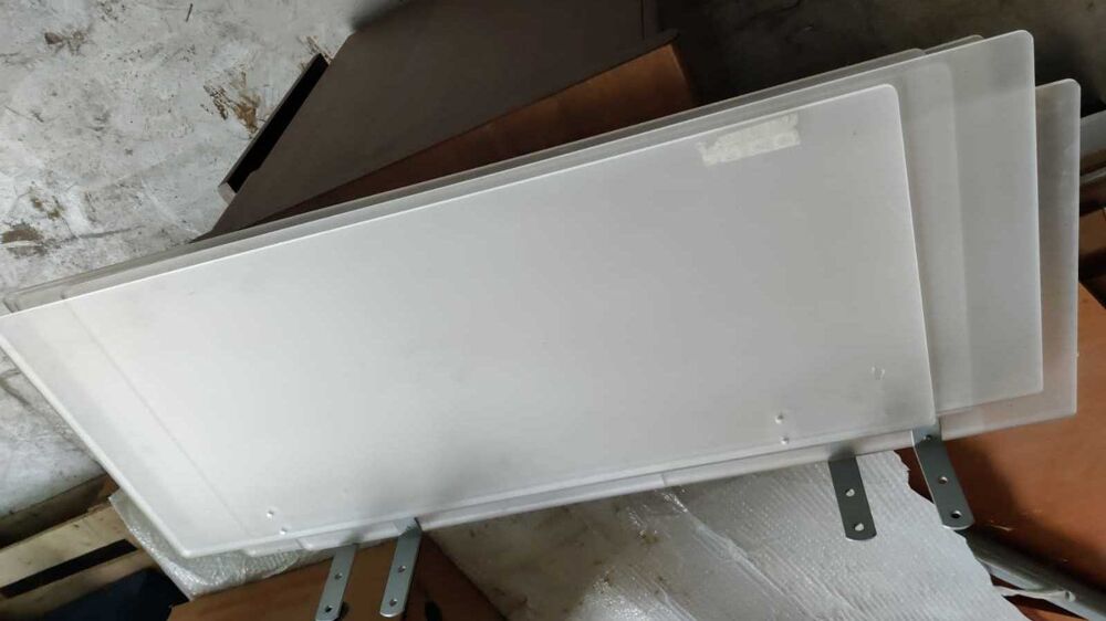Lot de 8 s&eacute;parateurs brise-vue translucides Meubles