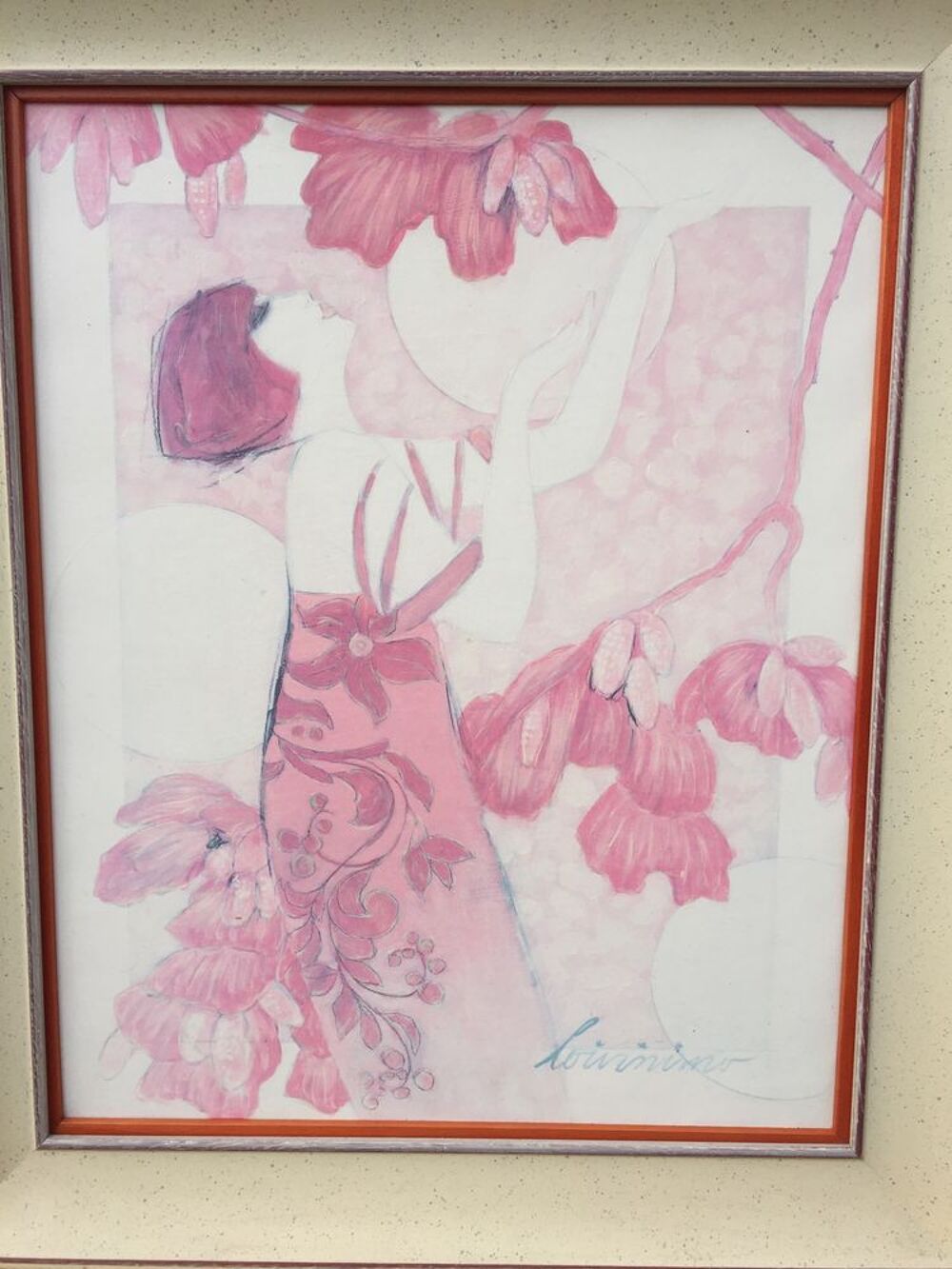 TABLEAU PEINTURE TOILE REPRODUCTION LOUISSIMO COLLECTION ART 