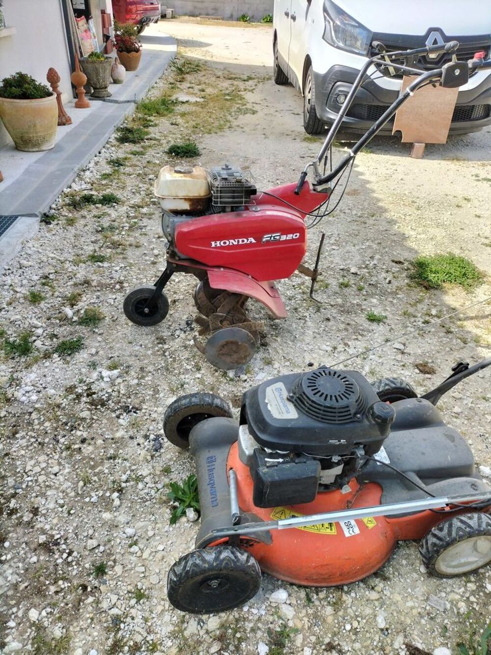 motobineuse Honda fg320 Jardin