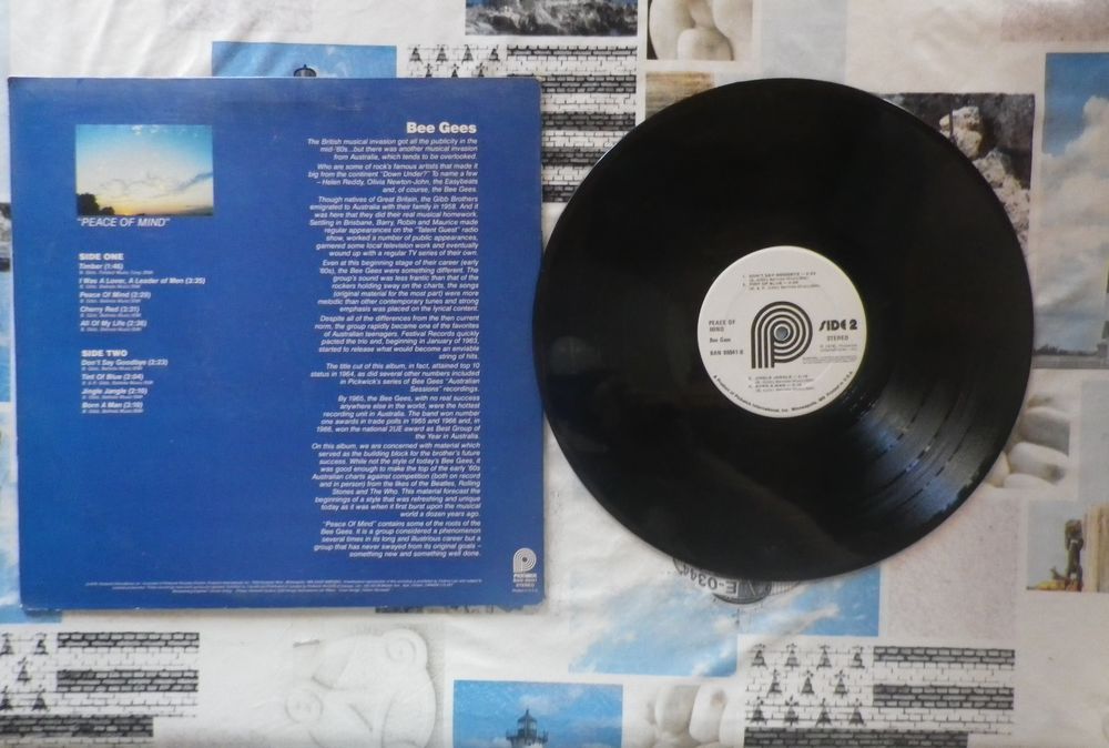 BEE GEES PEACE OF MIND Vynil 33T Audio et hifi