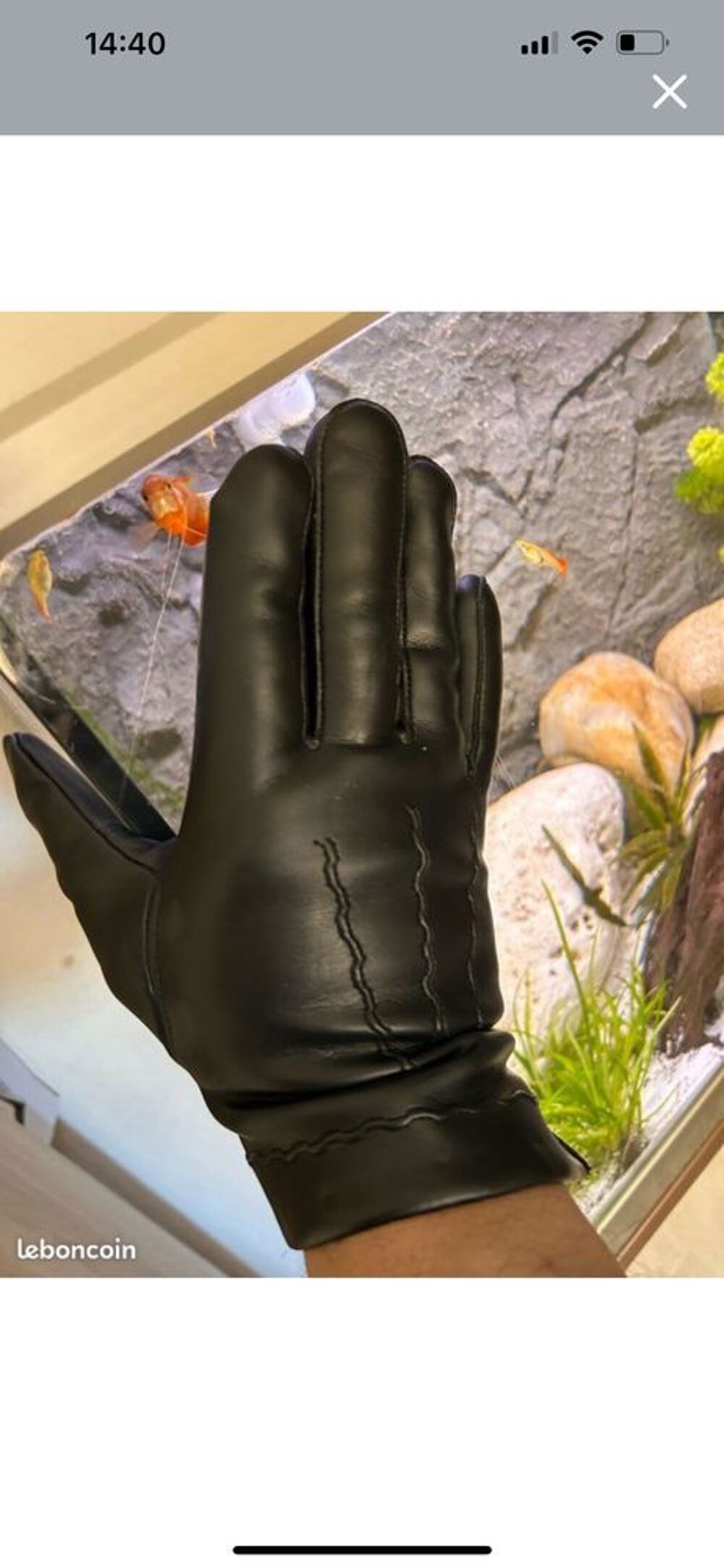 Paire de gants Maroquinerie
