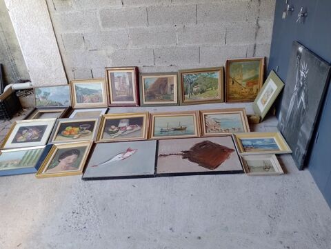 72 tableaux dont 12 sans cadres Sorgues (84)