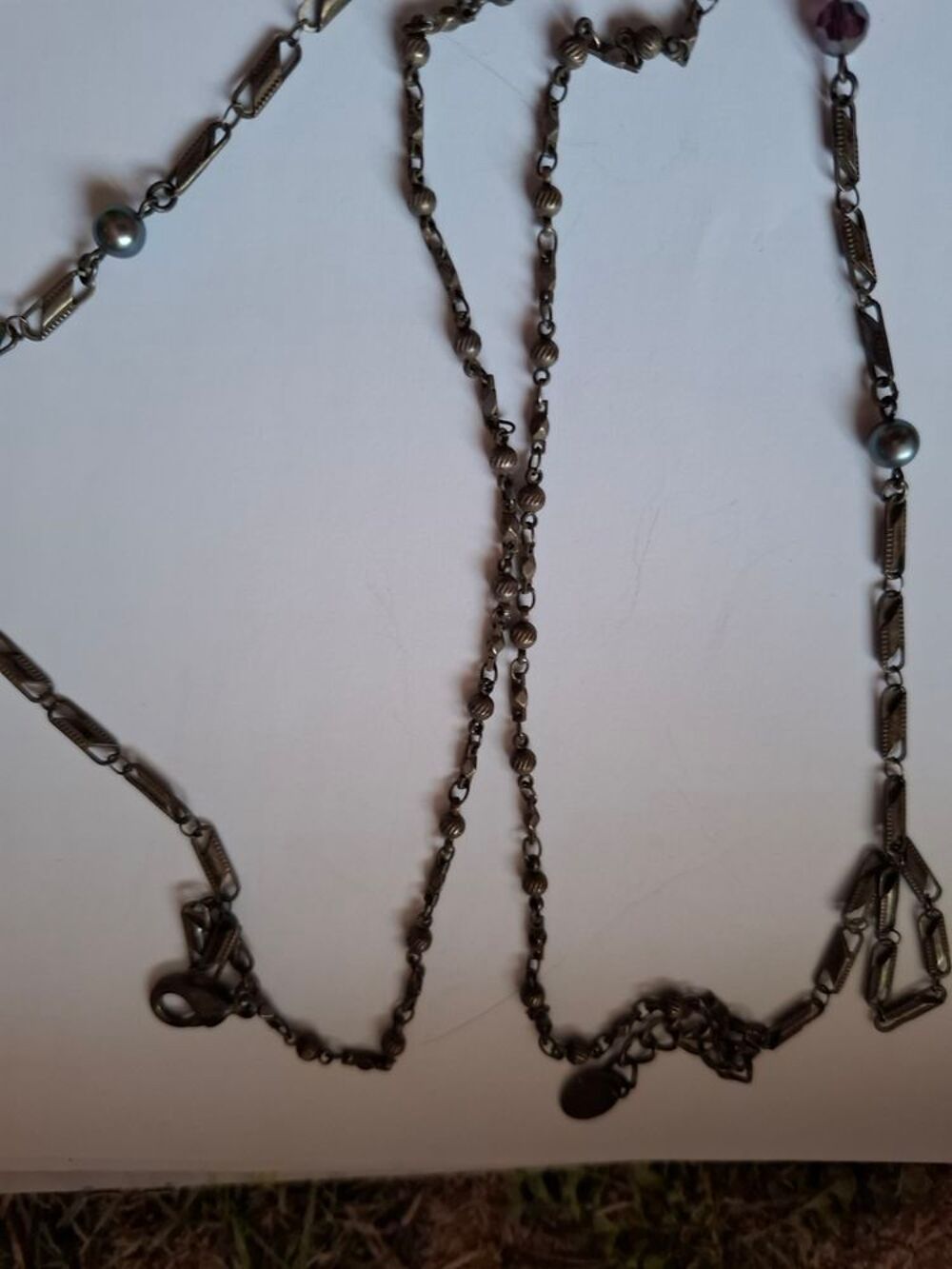 collier vintage sign&eacute; Jacqueline Singh Paris Bijoux et montres