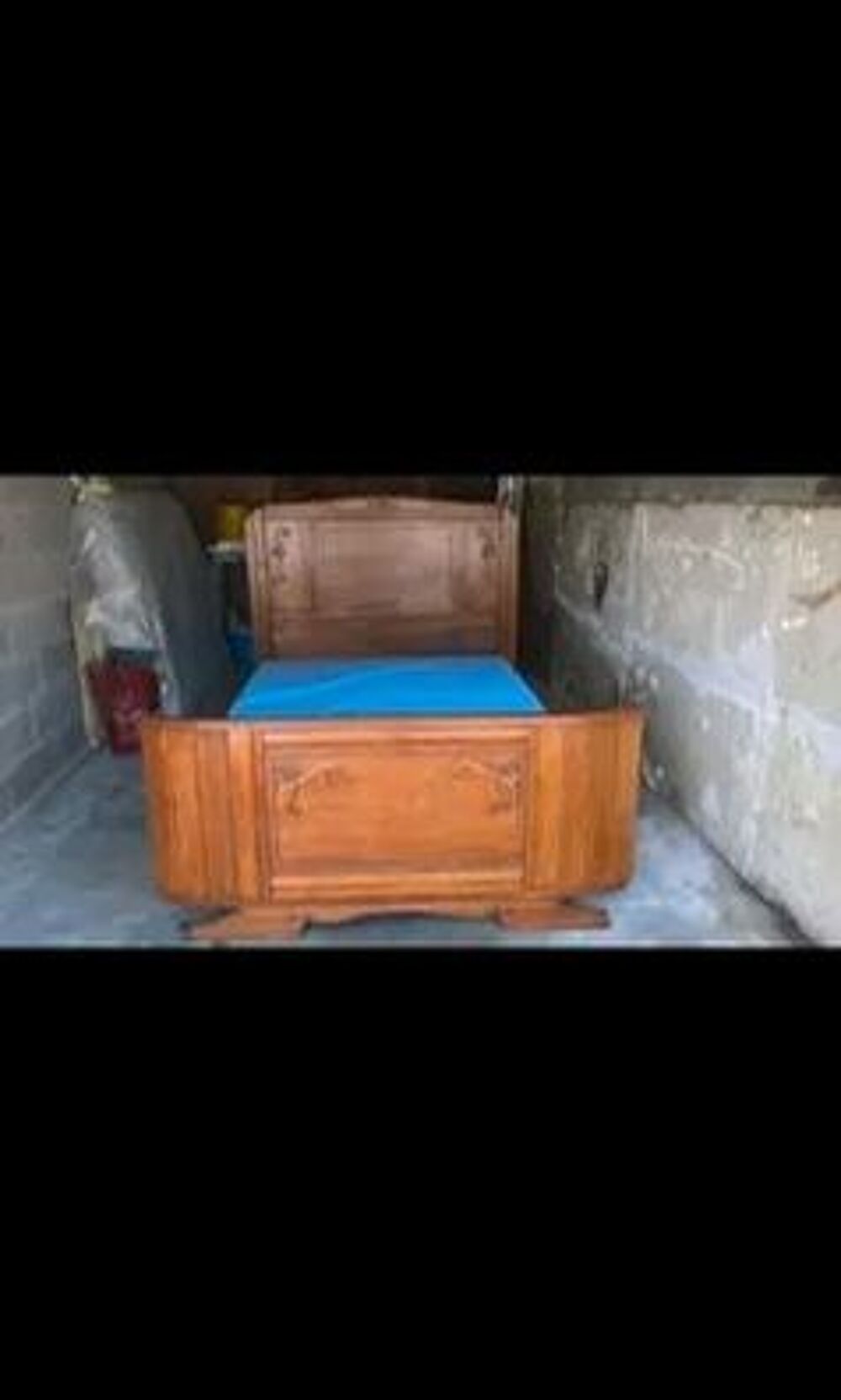 Lit 2 places en bois Meubles