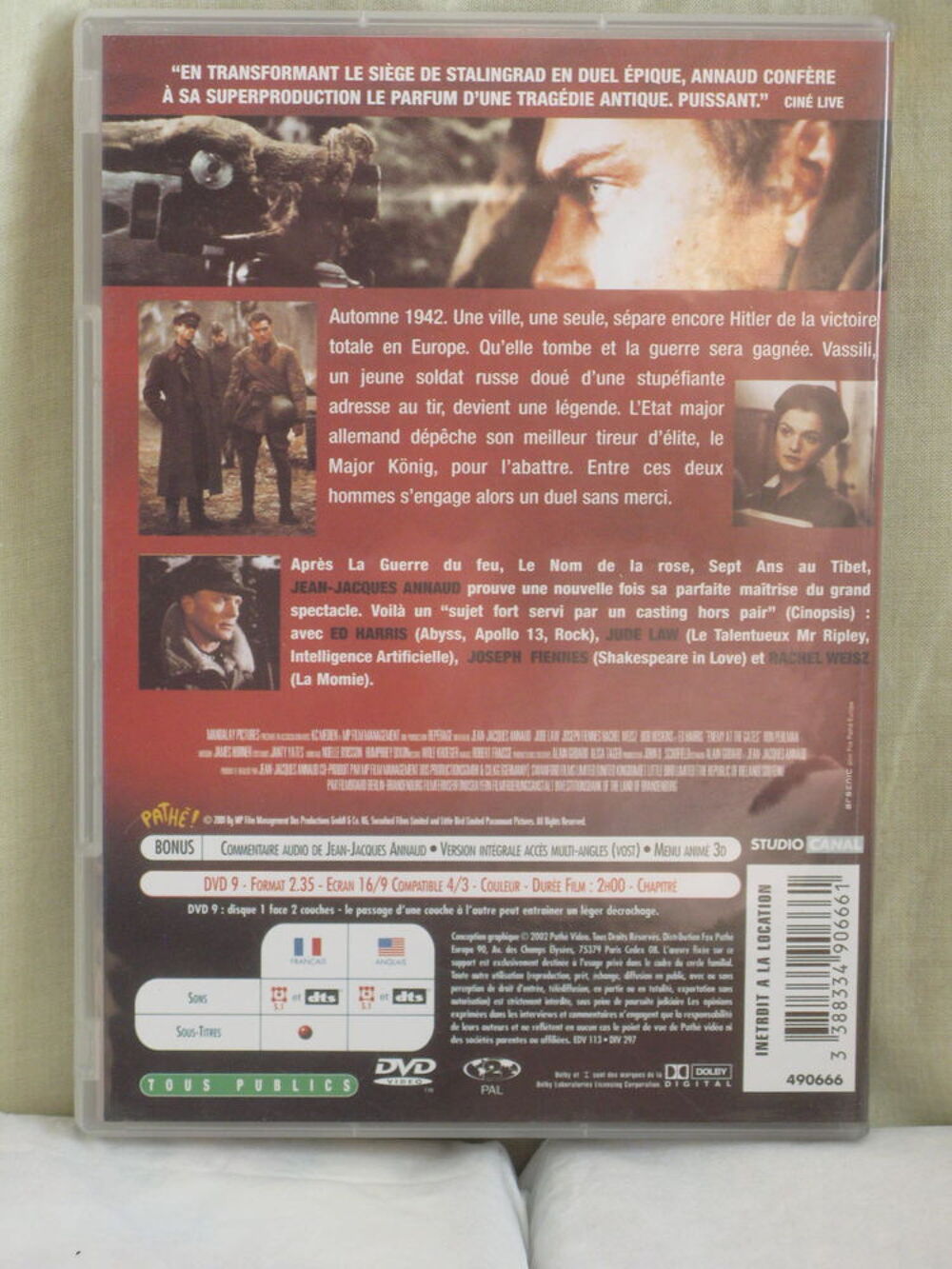 Stalingrad DVD et blu-ray
