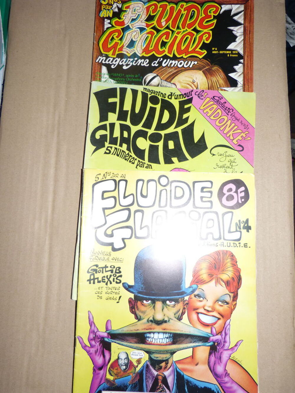 revue FLUIDE GLACIAL a choisir Livres et BD