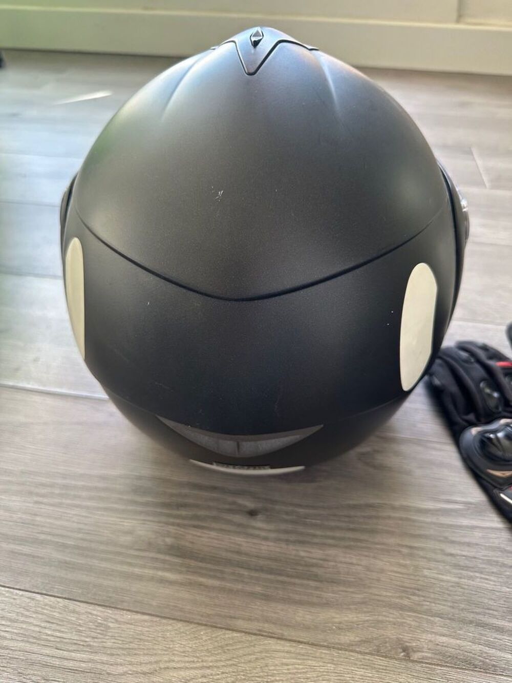 Casque moto modulable Shark pour adulte + gants Sports