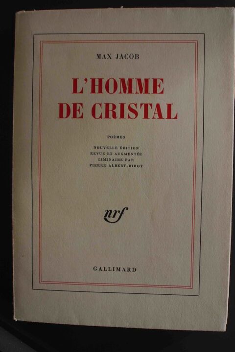 L'HOMME DE CRISTAL - Max Jacob 15 Rennes (35)